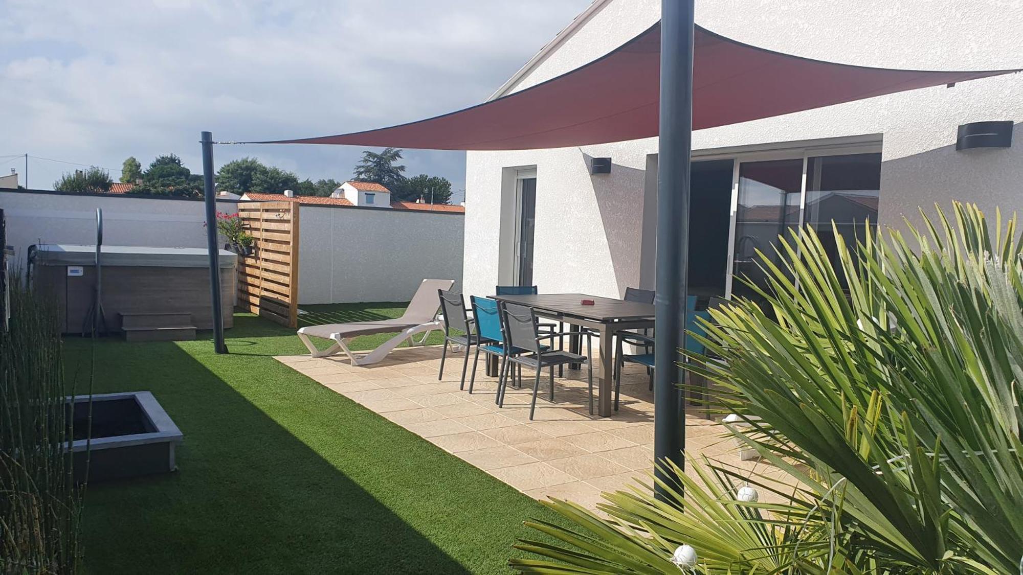 Maison Recente 4* Proche Plage Avec Spa Privatif Longeville-sur-Mer Exterior foto
