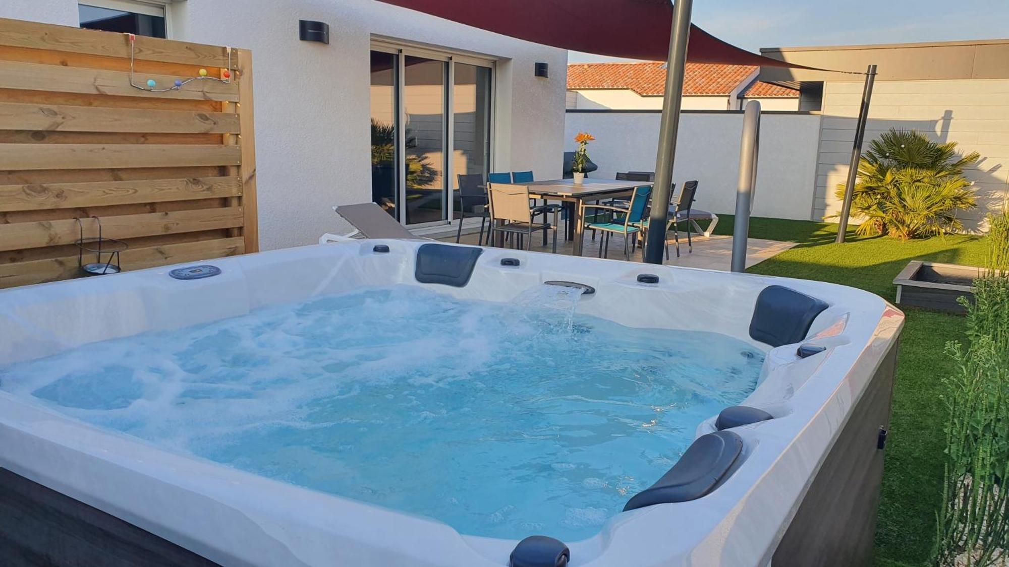 Maison Recente 4* Proche Plage Avec Spa Privatif Longeville-sur-Mer Exterior foto